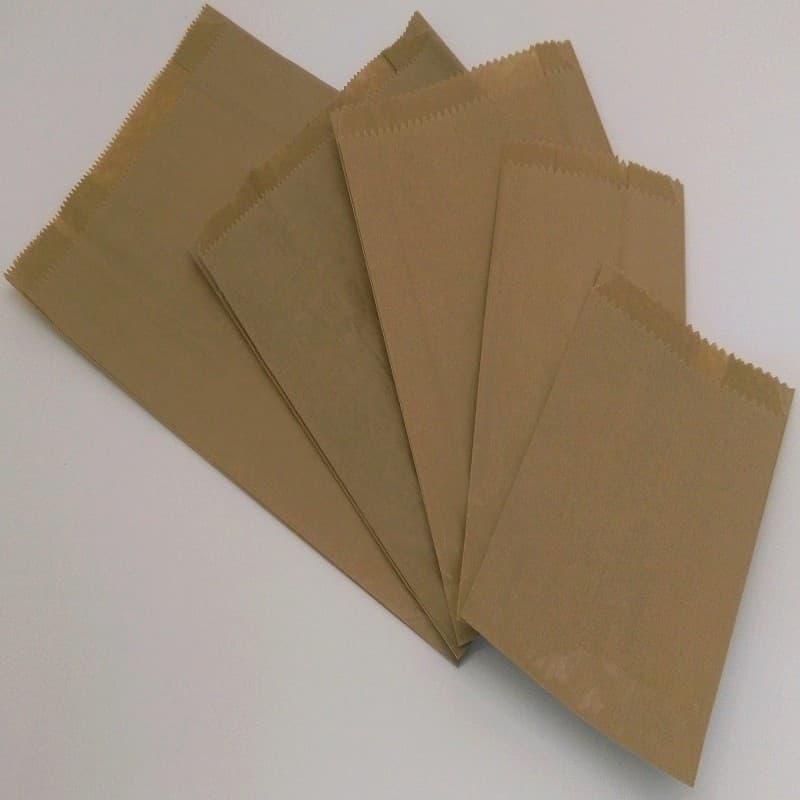 Sacs kraft brun sans impression Pure pâte (1000 pièces)