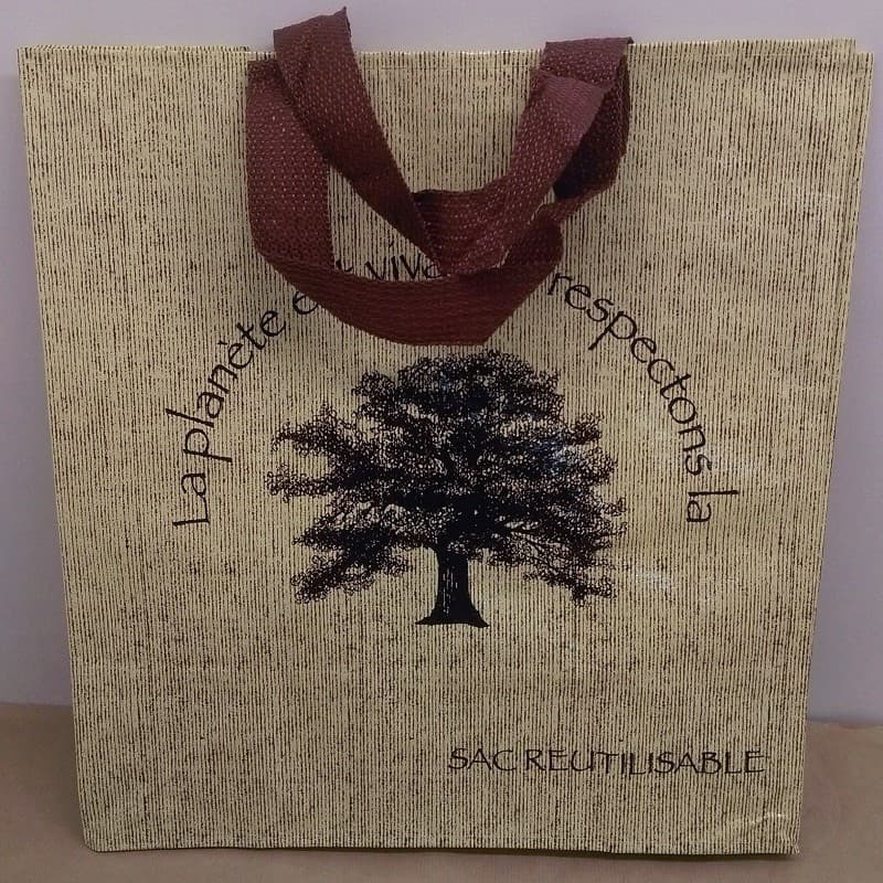 Sacs cabas arbres polypropylène tissés 40x20x40 (100 pièces)