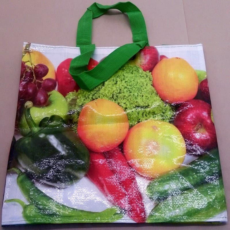 Sacs cabas fruits et légumes polypropylène tissés 40x20x35 (100 pièces)