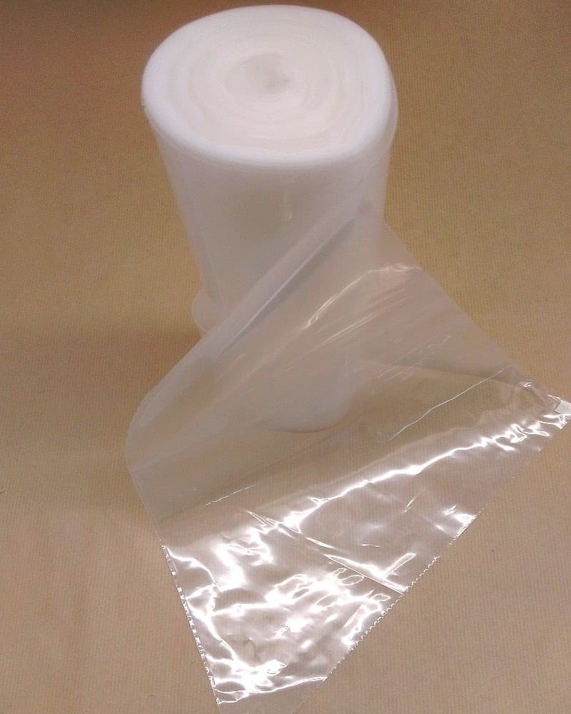 Poches pâtissières 30x55 en rouleau prédécoupé PEBD transparents gamme éco - 50 poches/rouleau - (Colis 8 rlx)