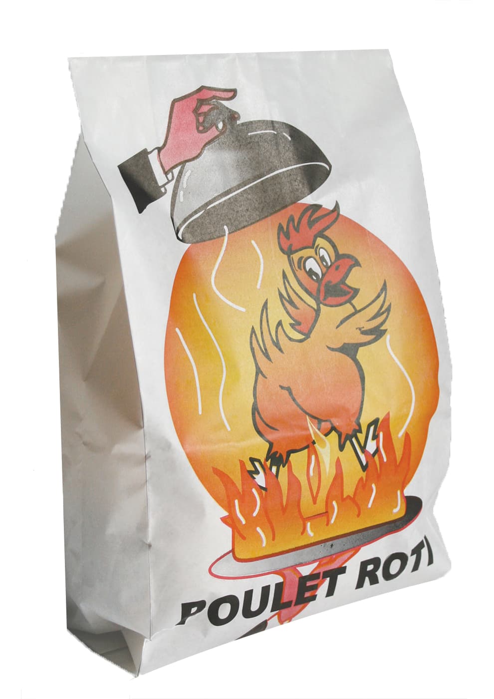 Sacs poulets ingraissables blancs avec impression