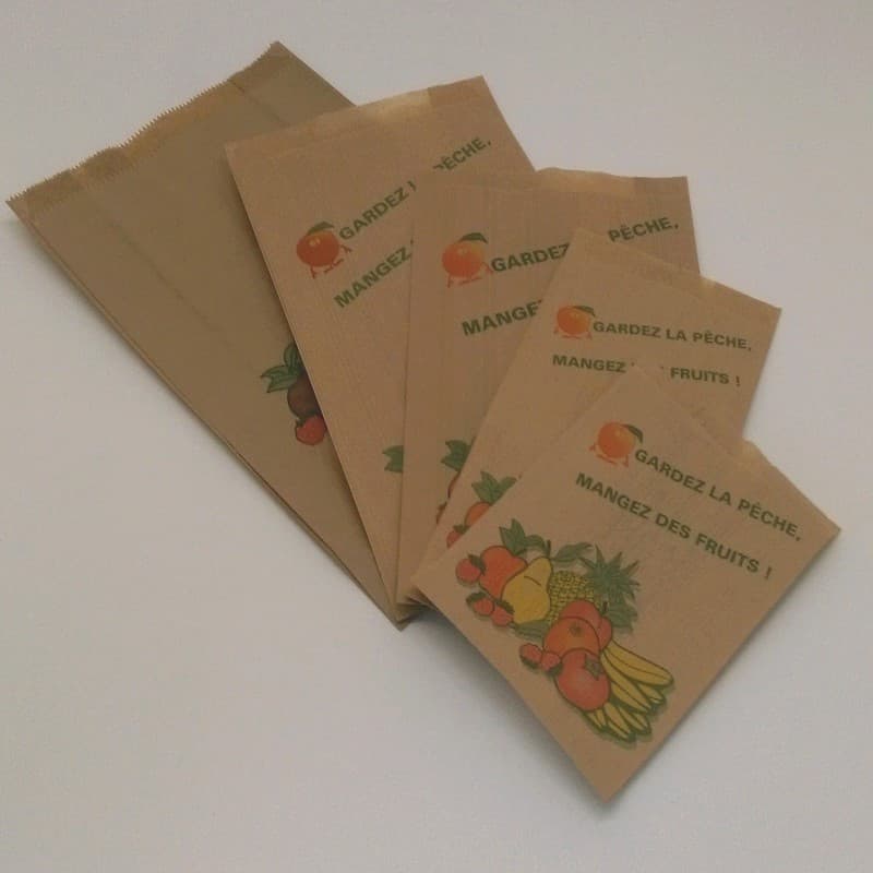 Sacs kraft brun avec impression Alios (1000 pièces)