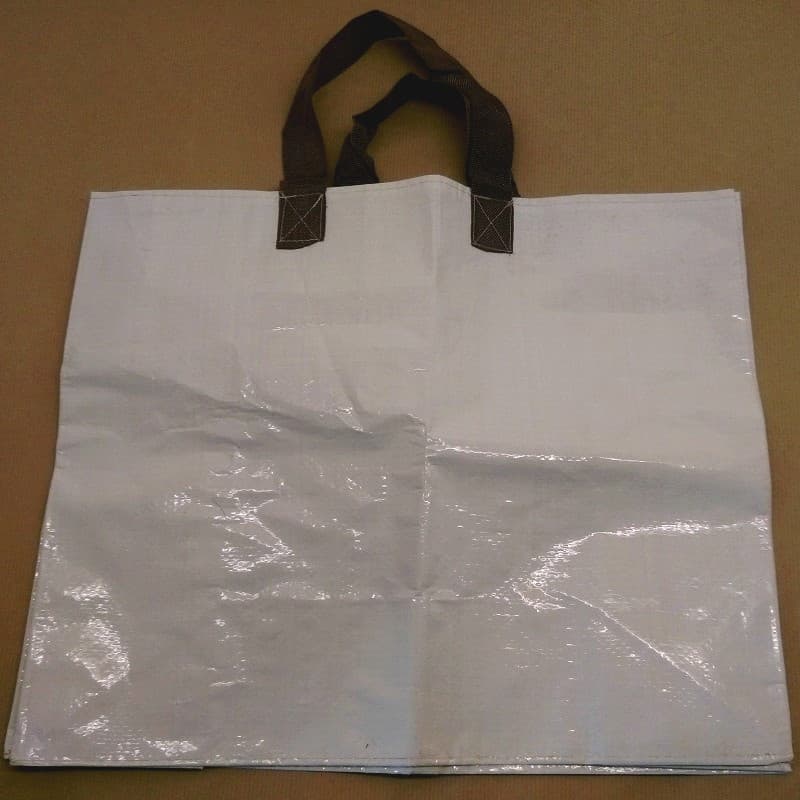 Sacs cabas blancs polypropylène tissés 40 x 20 x 40 (100 pièces)